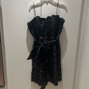 Black scalloped dress